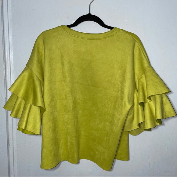 CQ by CQ Neon Green Cardigan Size M - Picture 5 of 6